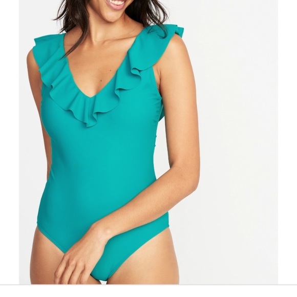 Old Navy Ruffle Bathing Suit - Picture 1 of 3